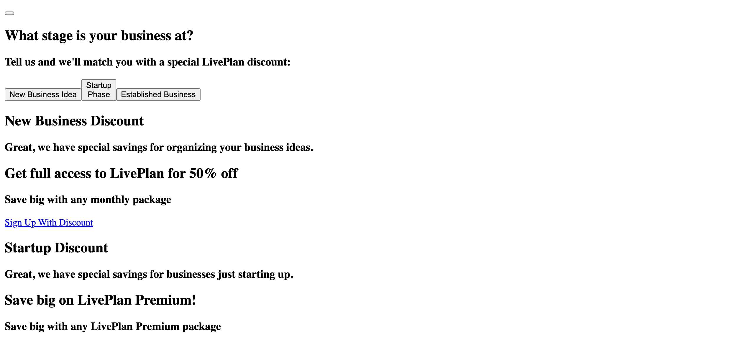LivePlan